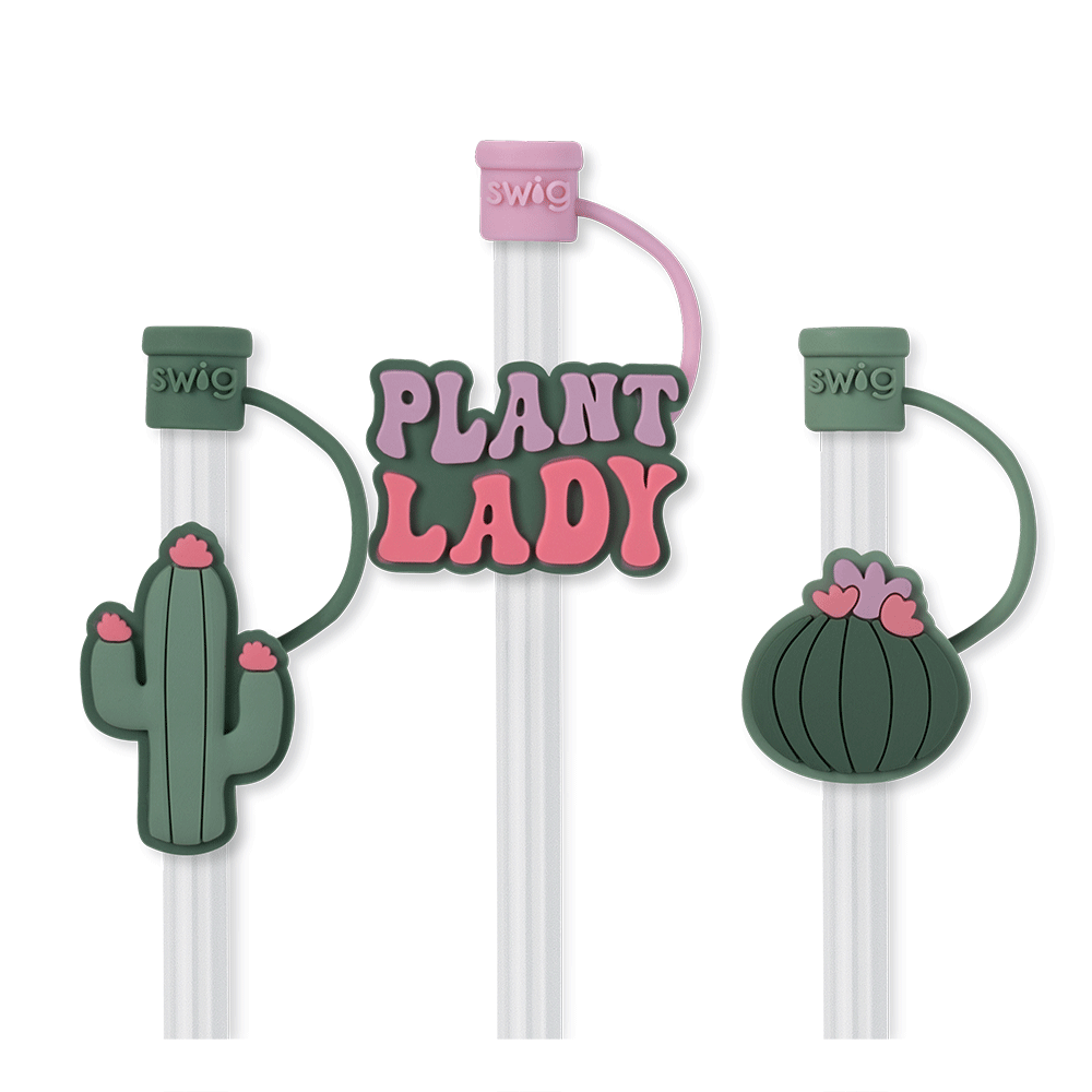 Plant Lady Straw Toppers