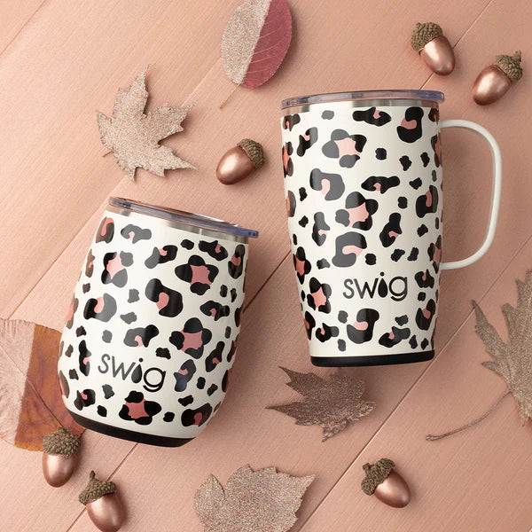Luxy Leopard Stemless Wine Cup 14oz