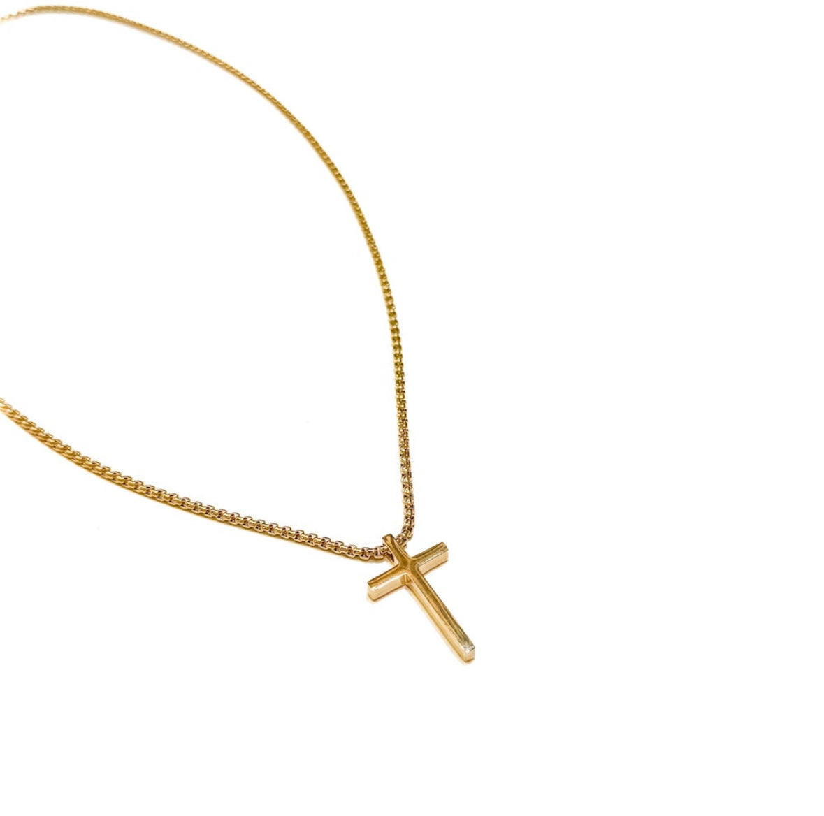 Gio L'uomo Mens Cross Necklace - WATERPROOF