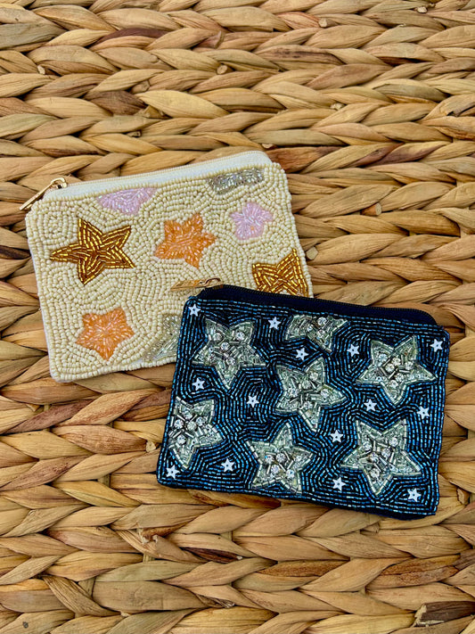 Star Beaded Coin Pouch