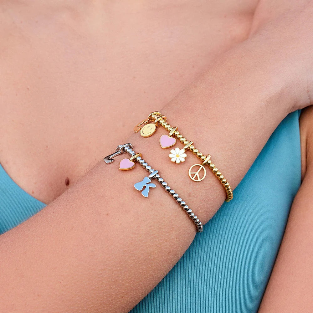 Pura Vida Harper Round Bead Stretch Bracelet