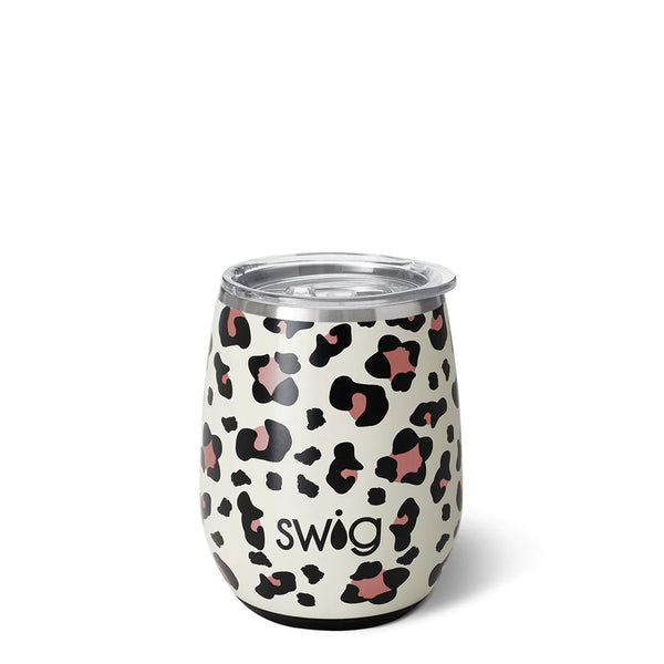 Luxy Leopard Stemless Wine Cup 14oz