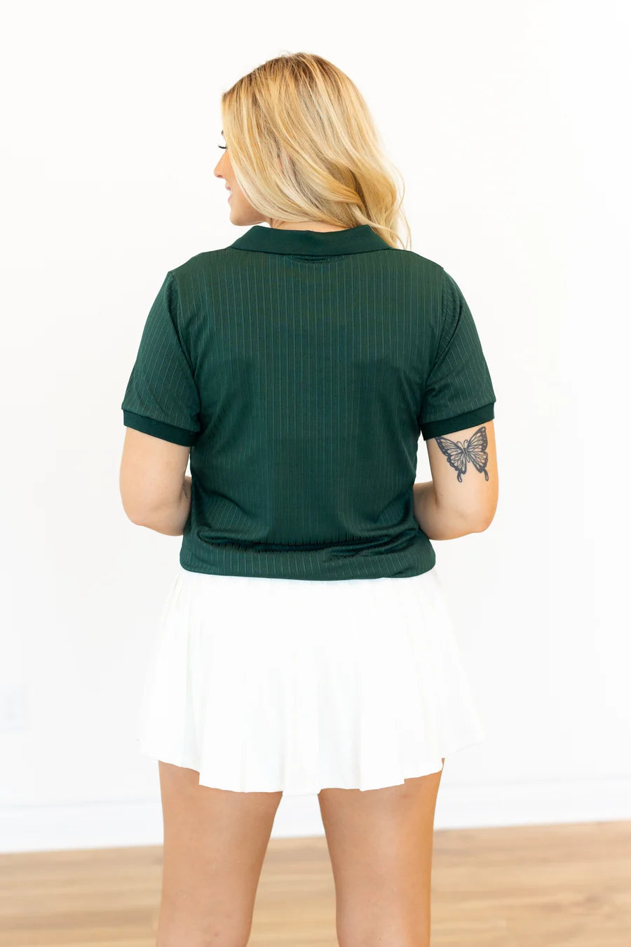 Rib Knit Polo