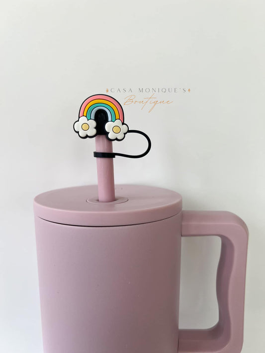 Daisy Rainbow Straw Topper
