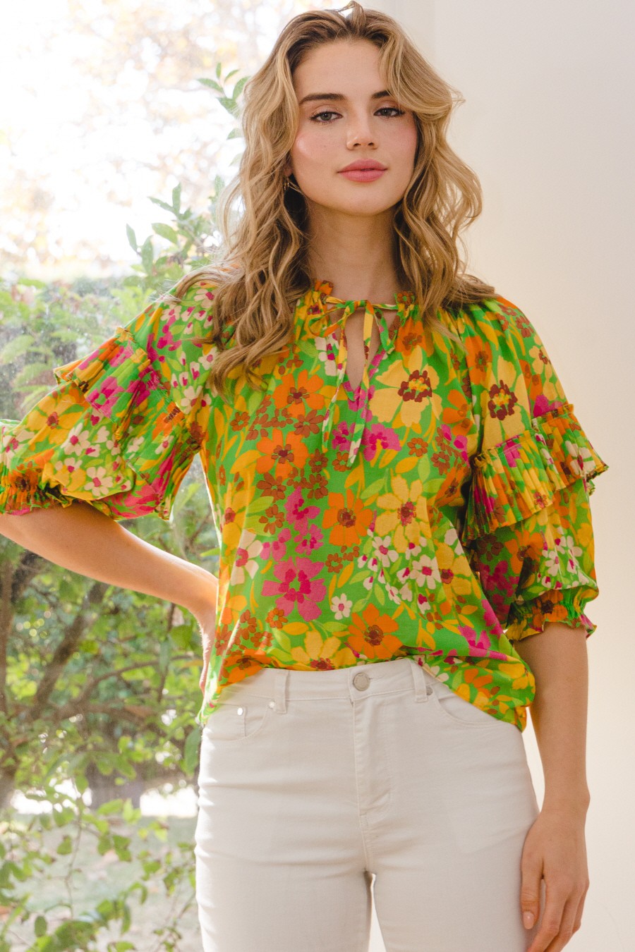 Kitt Floral Top
