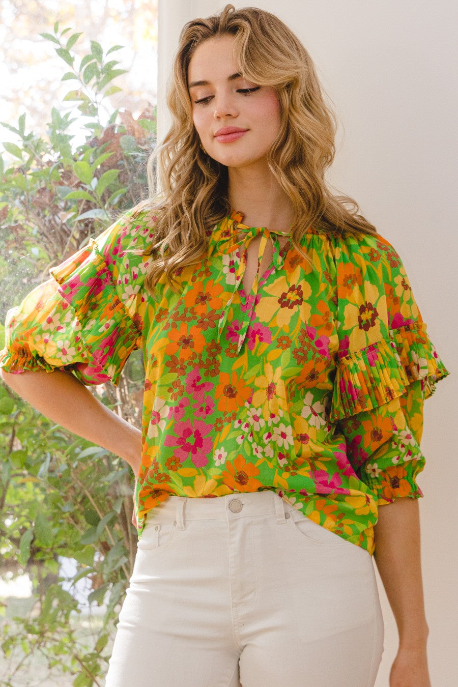 Kitt Floral Top