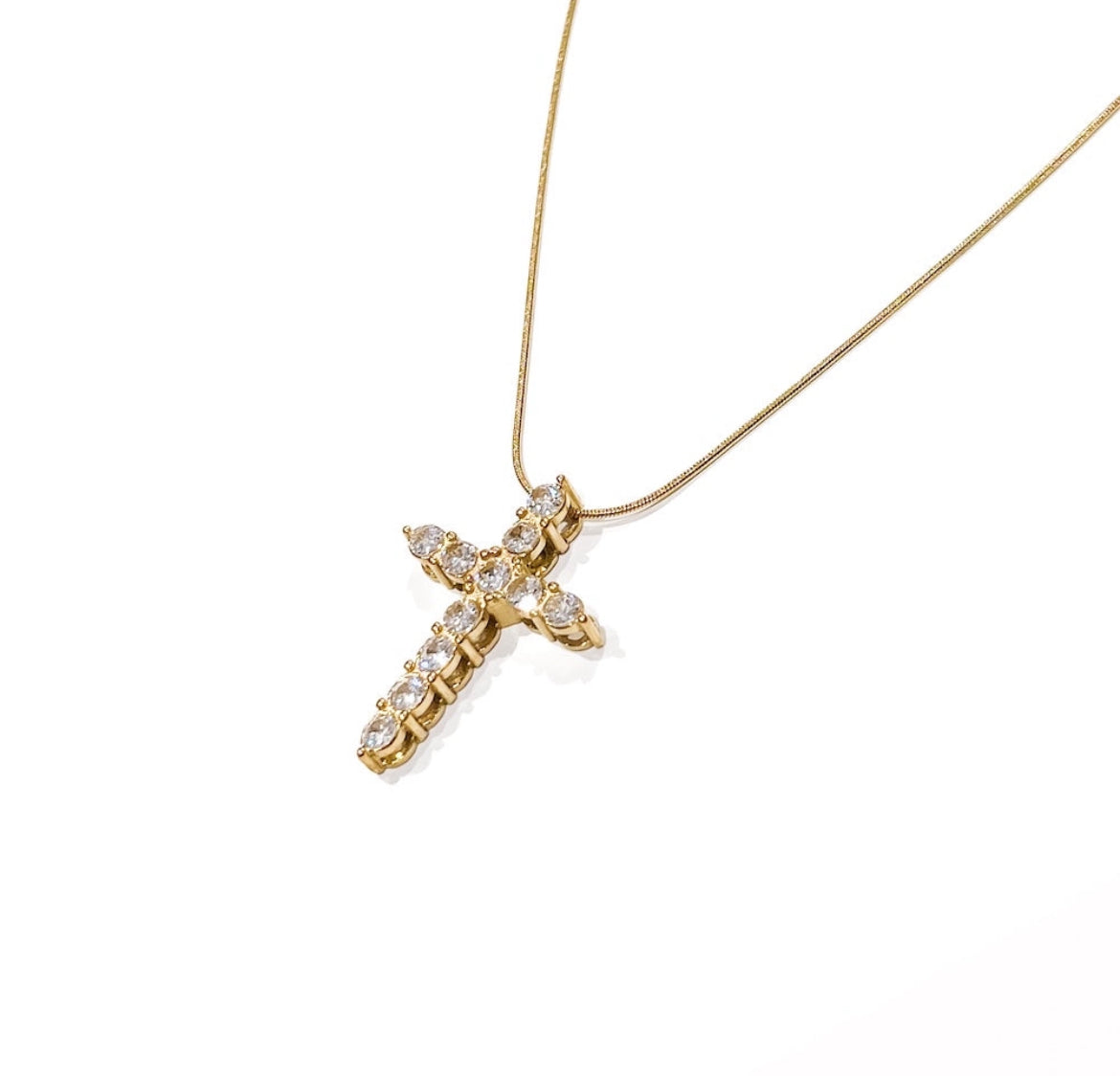 Hannah Diamond Cross Necklace