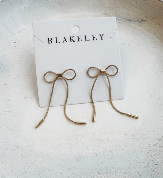 Dainty Bow Knot Earrings