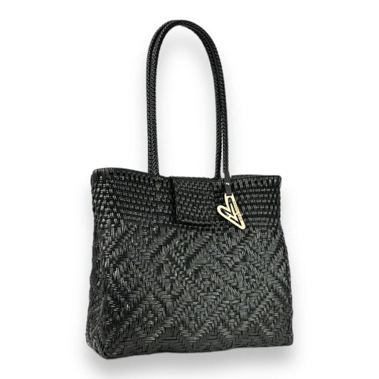 Maria Victoria Glow Black TC Shoulder Bag