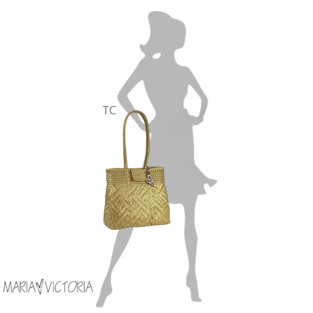 Maria Victoria Glow Black TC Shoulder Bag