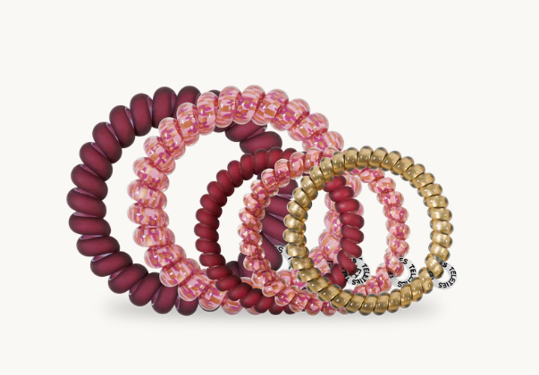 Burgundy Bliss Mix Pack Hair Ties