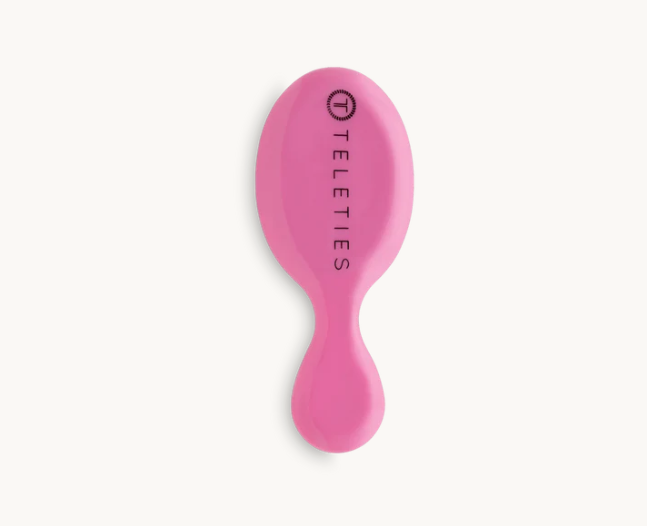 Teleties Pink Mini Hair Brush