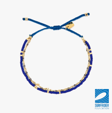 Pura Vida Dainty Surfrider Double Layer Bracelet
