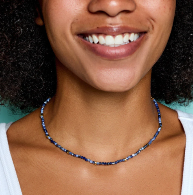 Pura Vida Surfrider Sea Stone Choker