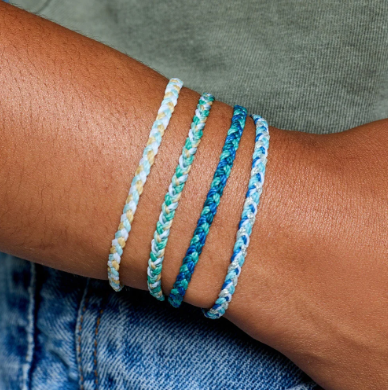 Pura Vida Calm Shores Mini Braided Bracelet