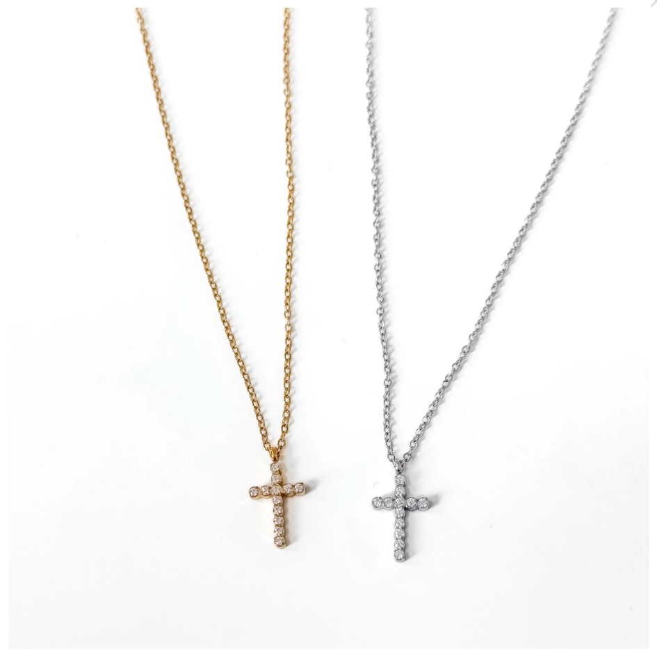 Shiloh Simple Cross Necklace
