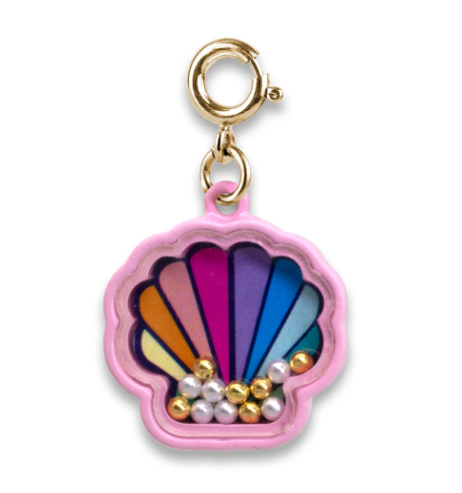 Gold Shell Shaker Charm