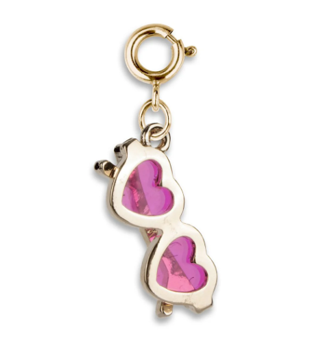 Gold Heart Sunglasses Charm