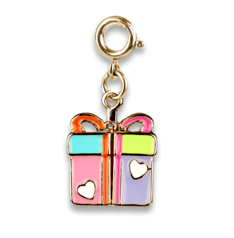 Gold Surprise Inside B-Day Gift Charm