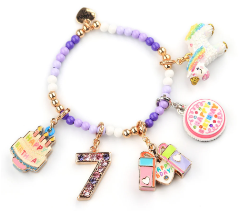Gold Surprise Inside B-Day Gift Charm