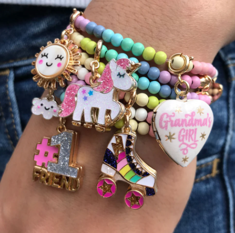 Pastel Stretch Bead Bracelet