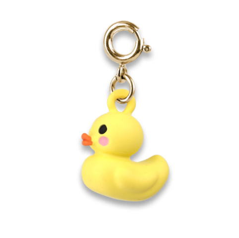 Gold Rubber Ducky Charm