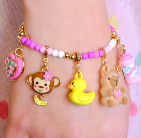 Gold Rubber Ducky Charm