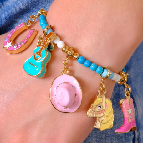 Gold Cowboy Boot Charm