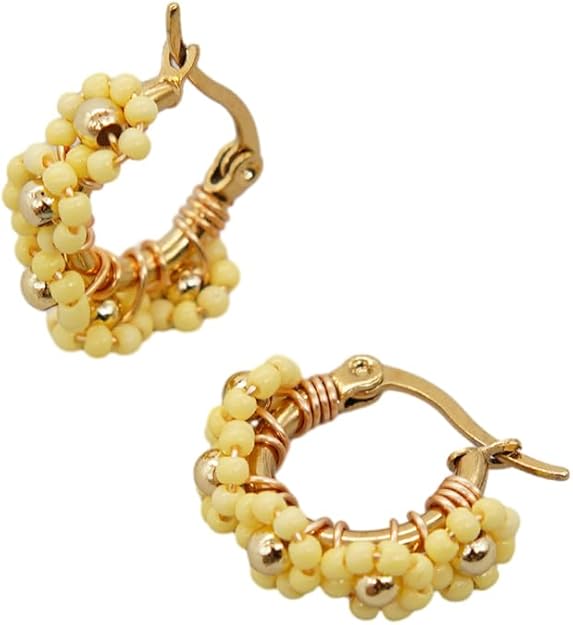 Daisy Beaded Earrings