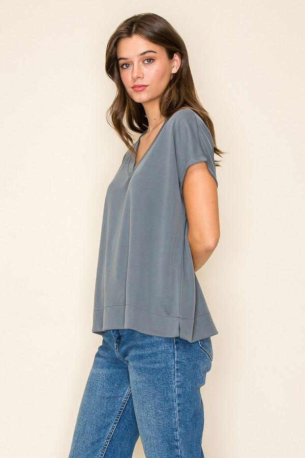 Sadie V-neck Lounge Top