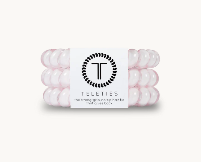 Rose Water Pink Hair Ties