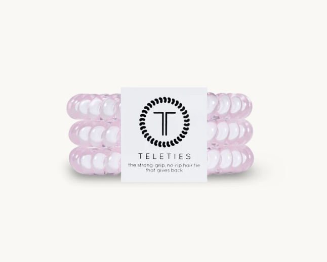 Rose Water Pink Hair Ties