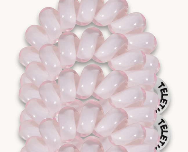 Rose Water Pink Hair Ties